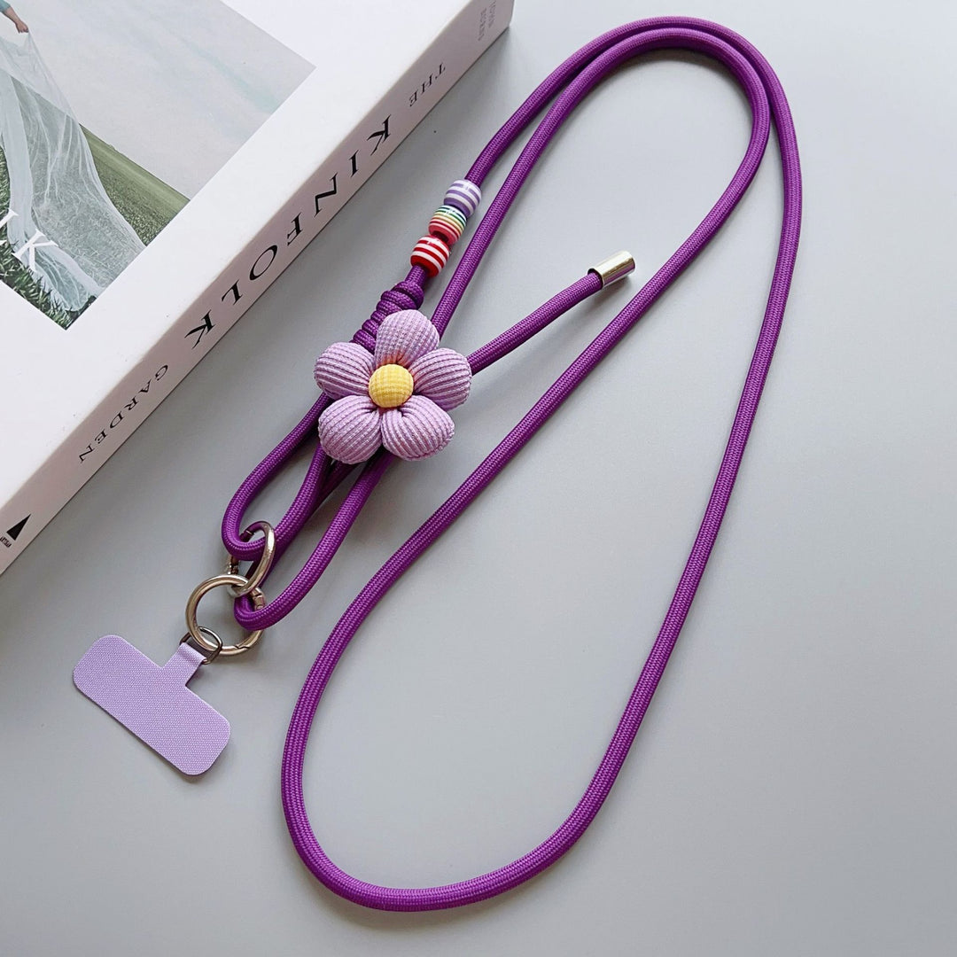 Decorative Flower Charm Phone Lanyard Stornfield