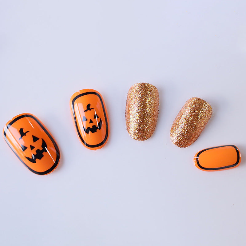 Festive Halloween Nail Art Enhancements Stornfield