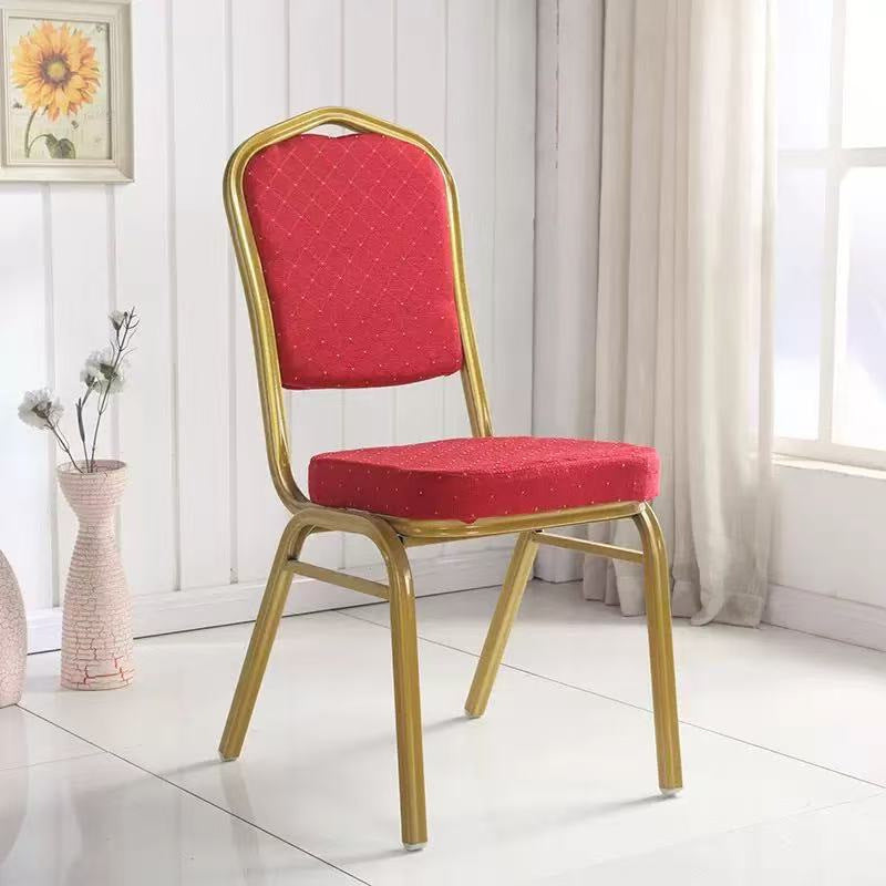 Elegant Upholstered Dining Chair with Gold Frame Stornfield