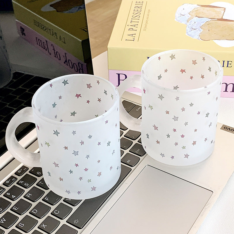 High-quality ceramic mug with sparkling star design Stornfield