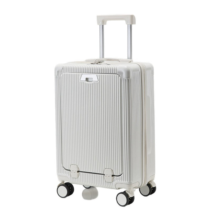 Unisex Premium Ribbed Compact Spinner Suitcase Stornfield
