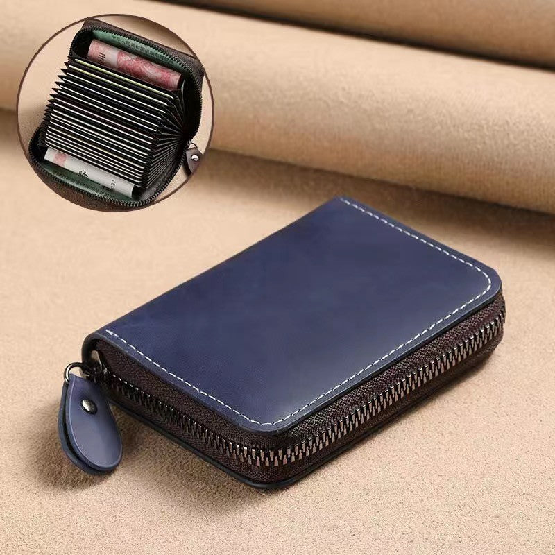 Premium Zippered Multi-Card Wallet