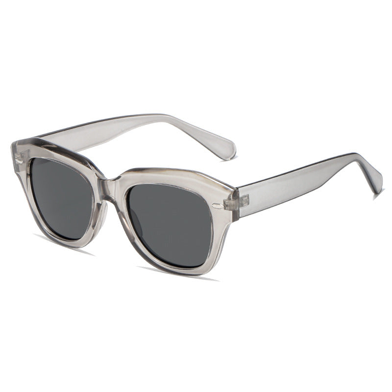 Women stylish sunglasses in modern design with transparent frame Stornfield