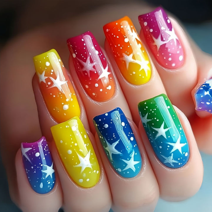 Ombre Starry Nail Art Stornfield