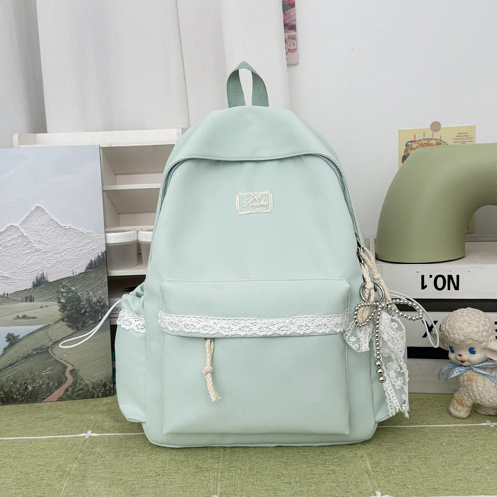 Adorable Lace-Trimmed Backpack Stornfield