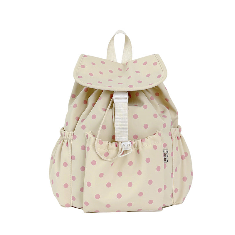Playful Polka Dot Drawstring Backpack Stornfield