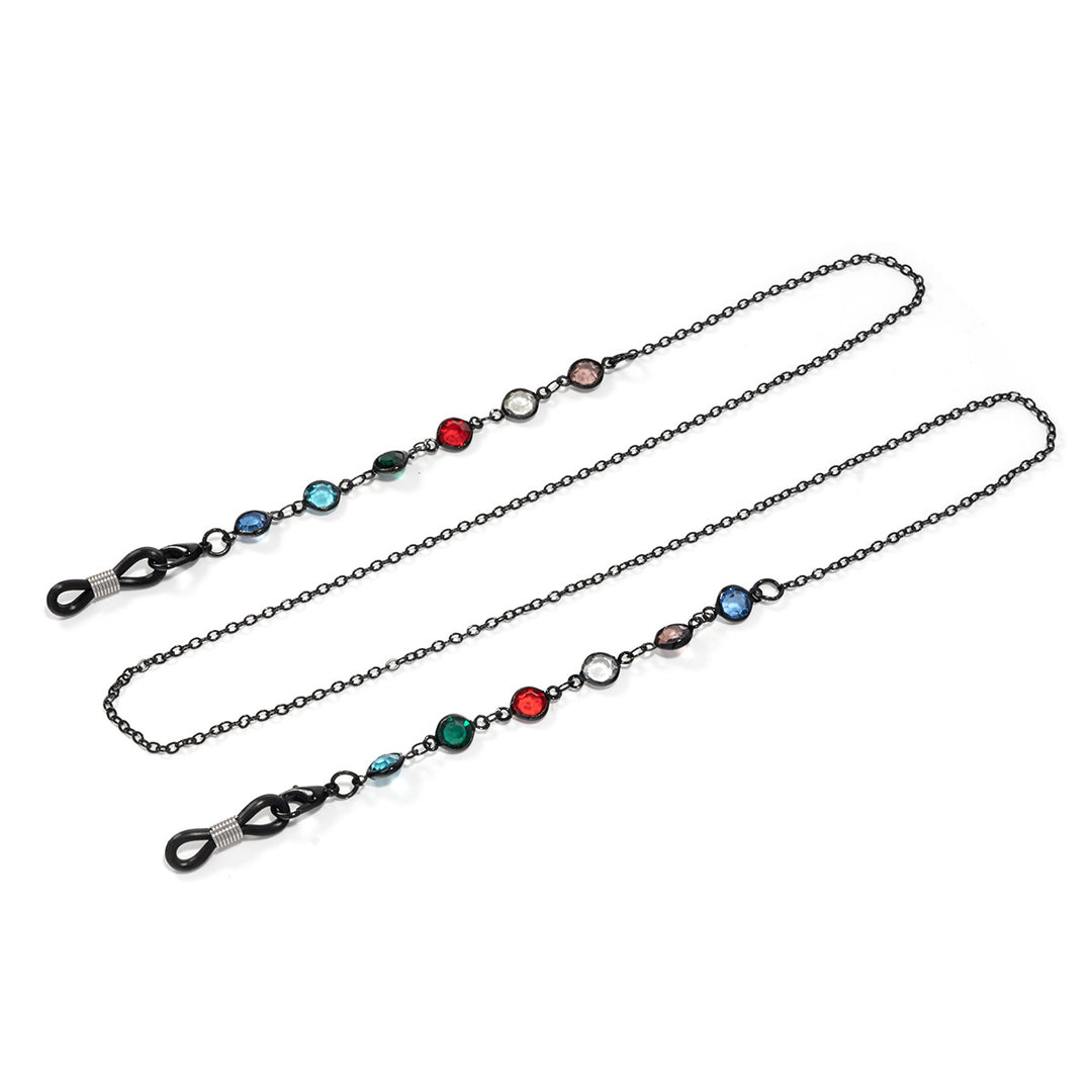 Artistic Crystal-Enhanced Eyewear Chain Stornfield