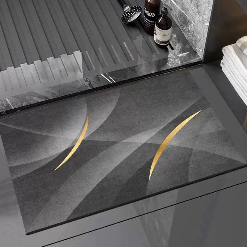 Geometric Pattern Bathroom Mat Stornfield