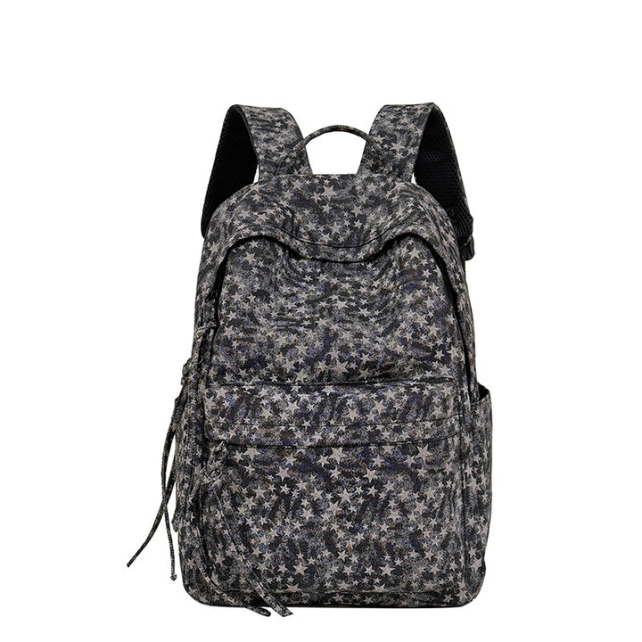 Spacious Star-Patterned Casual Backpack Stornfield