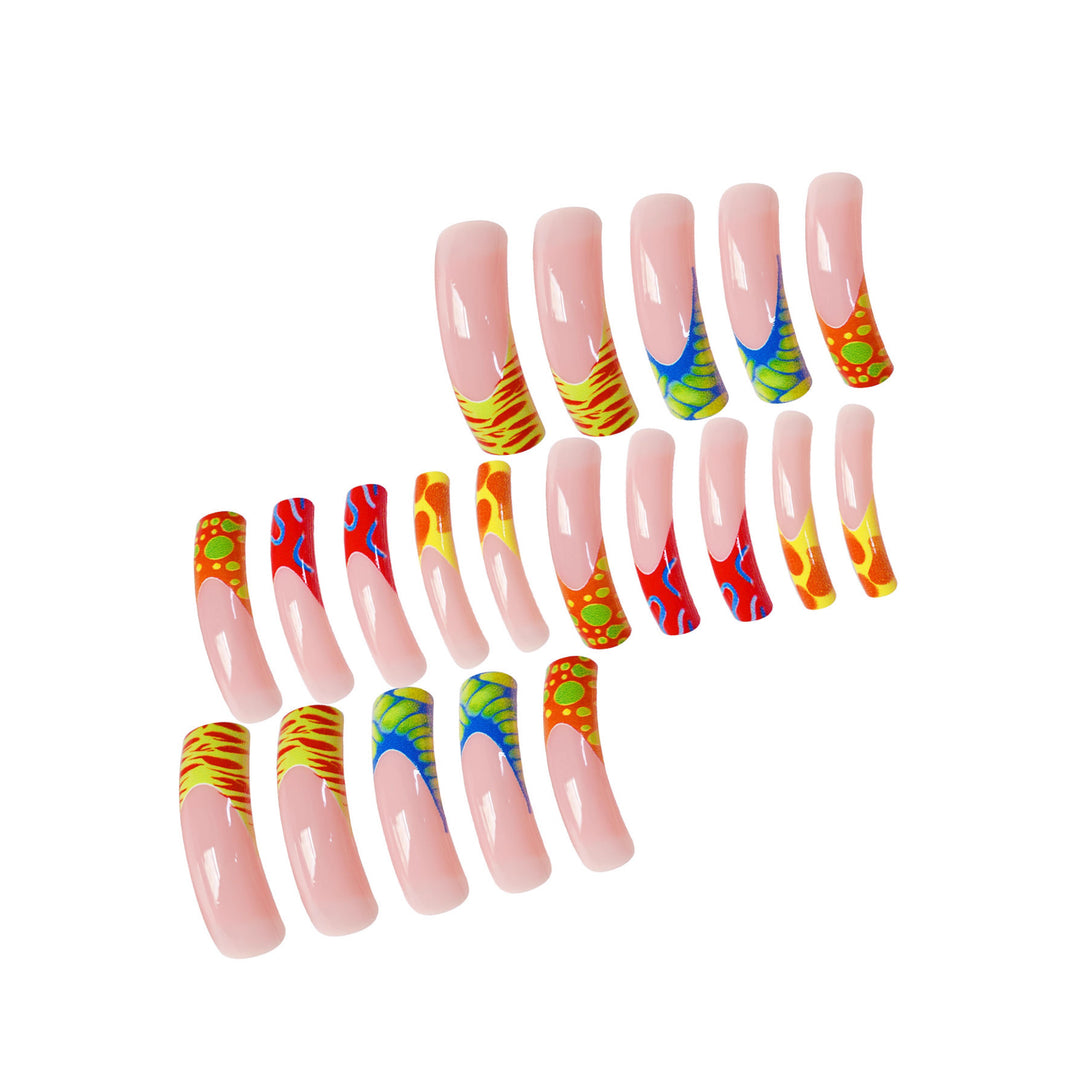 Glamorous 3D Long Stiletto Press-On Nails Stornfield