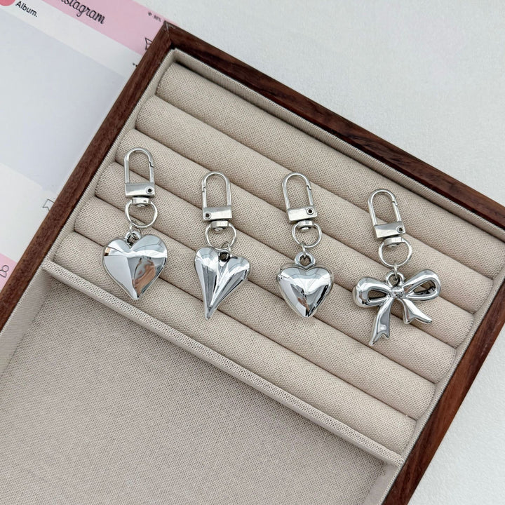 Heart-Shaped Clip-On Keychain Stornfield