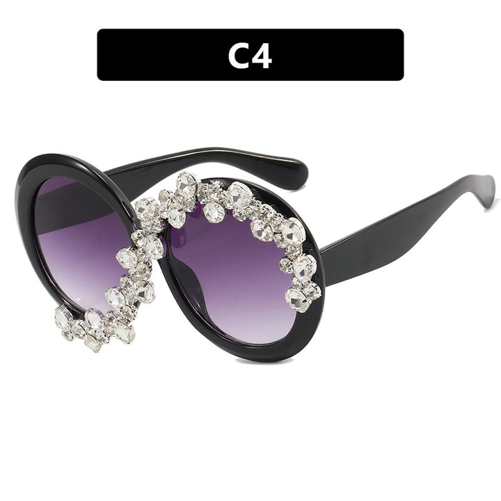 Ladies Glamorous Sunglasses with Rhinestone Applications Stornfield