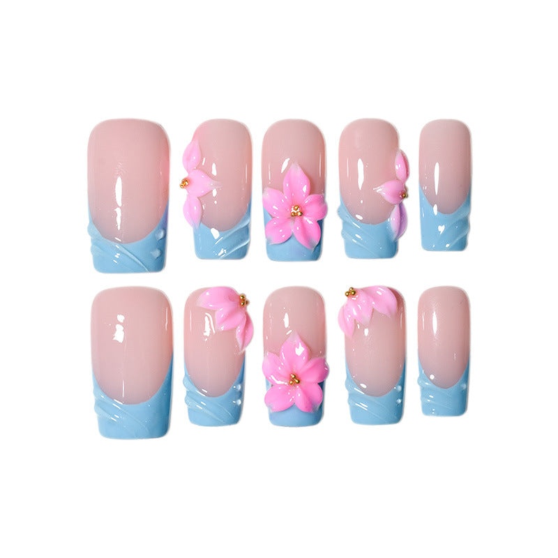 Floral Art Press-On Nail Extensions Stornfield
