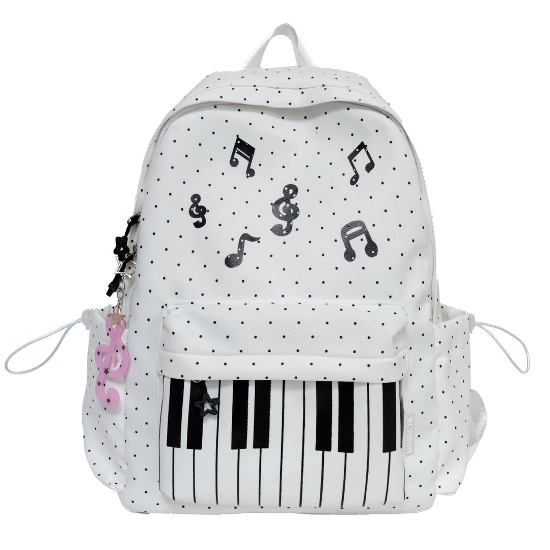 Musical-Themed Casual School Backpack Stornfield