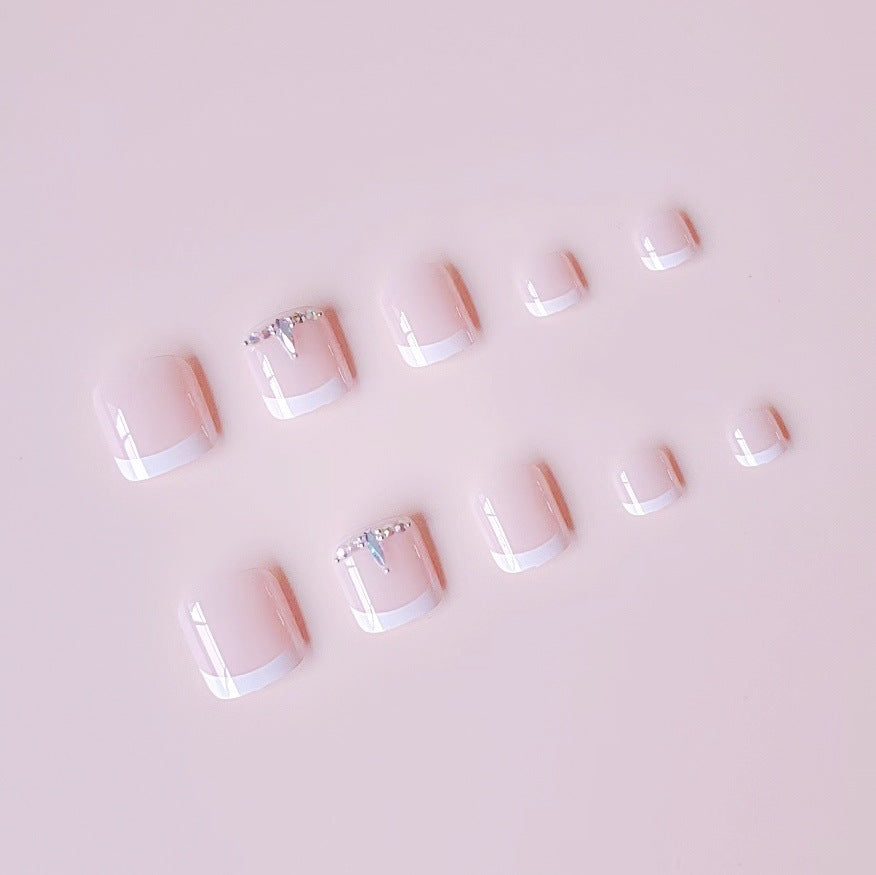 Nail art set with elegant rhinestone details Stornfield
