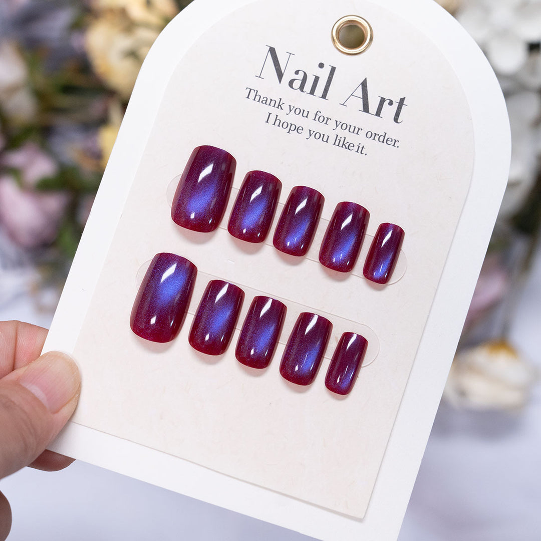 Ombre Glossy Nail Art