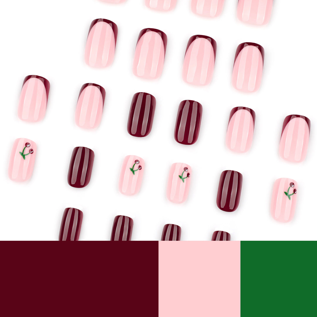 Artful nail extensions with elegant gradient and delicate accents Stornfield