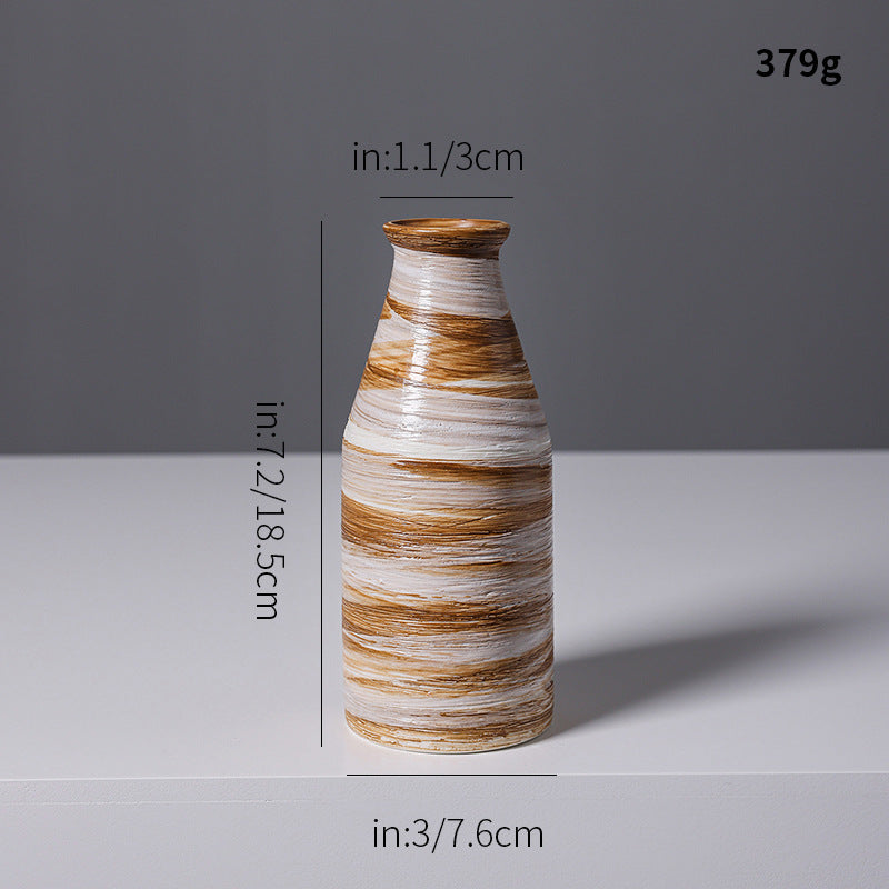 Artistic Spiral Design Ceramic Vase Stornfeild
