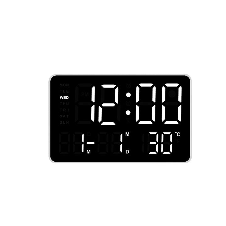 Digital function alarm clock with large LED display Stornfield