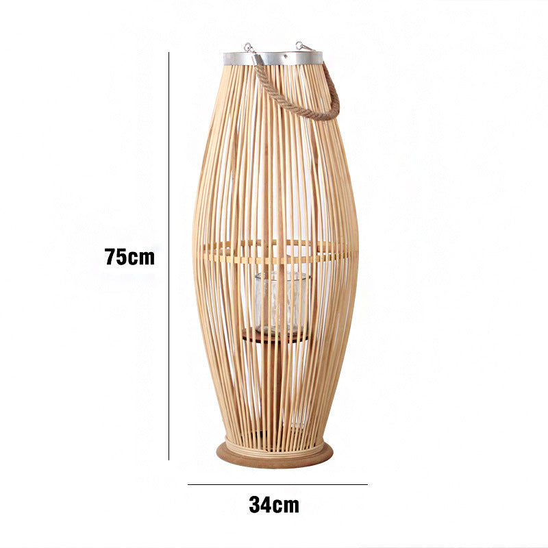 Elegant Rattan Lantern Stornfield