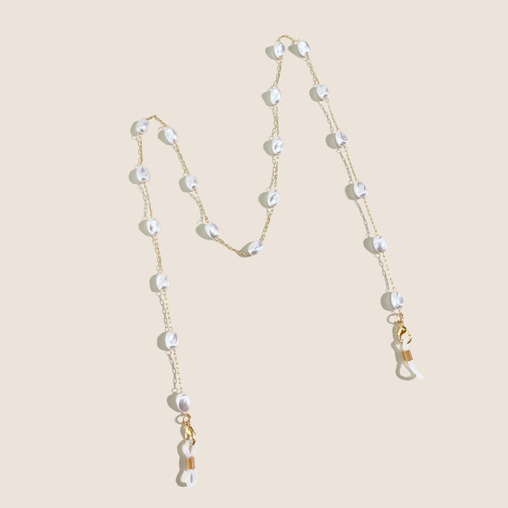 Pearl-Accented Eyewear Chain Stornfield