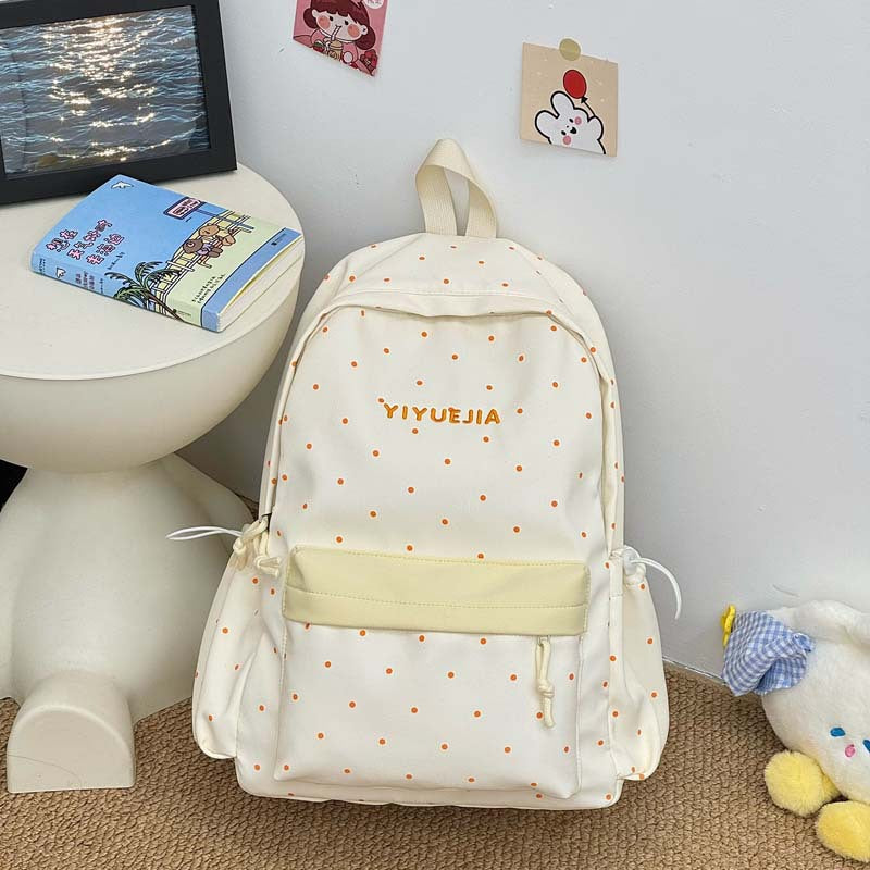 Casual Polka Dot Backpack Stornfield