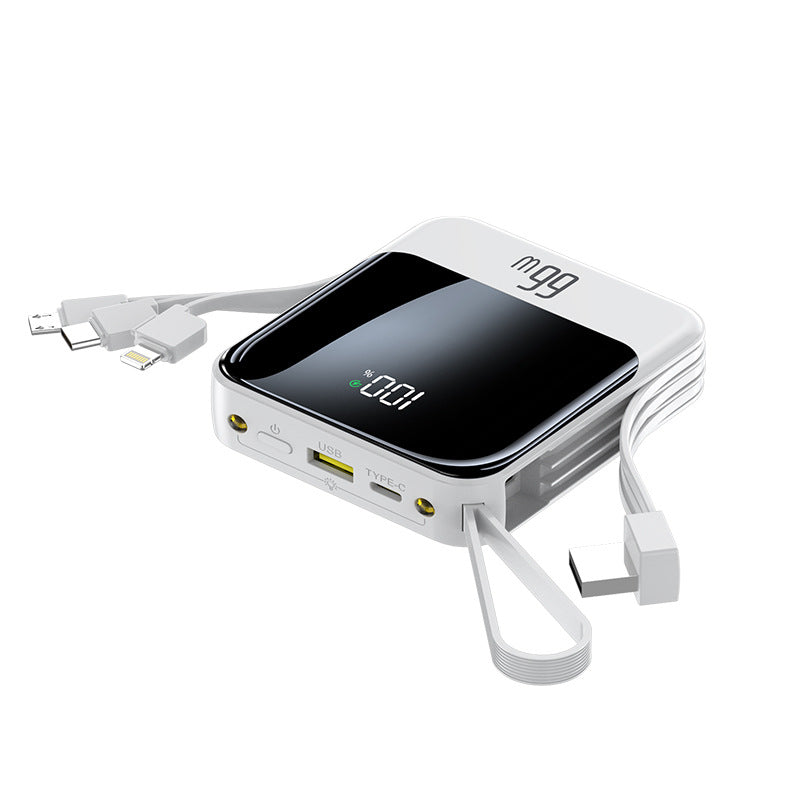 Portable Powerbank with Intelligent Cable Management and Digital Display Stornfield