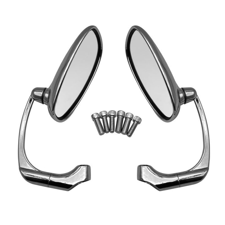 Chrome Plated Adjustable Motorcycle Mirrors Stornfield