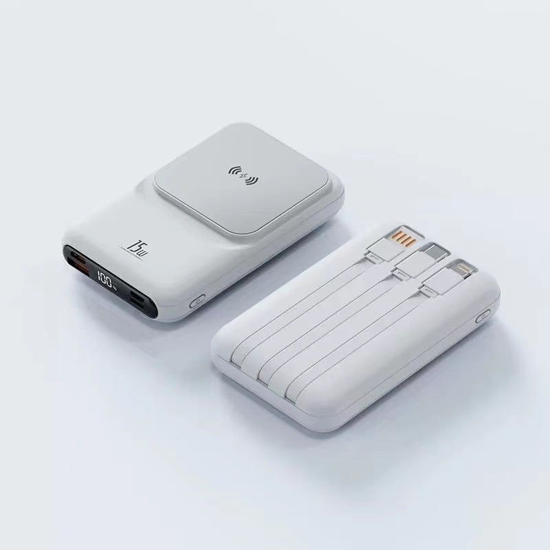 Portable Wireless Charger with Integrated Multi-Charging Station Stornfield