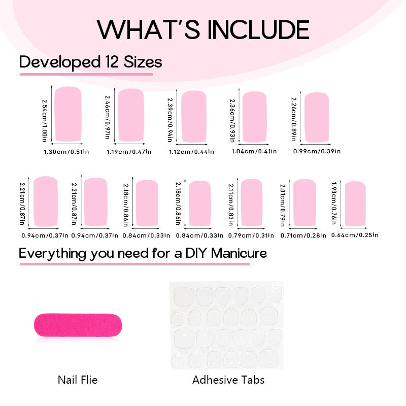 Acrylic nail set with stylish gradient color effects Stornfield