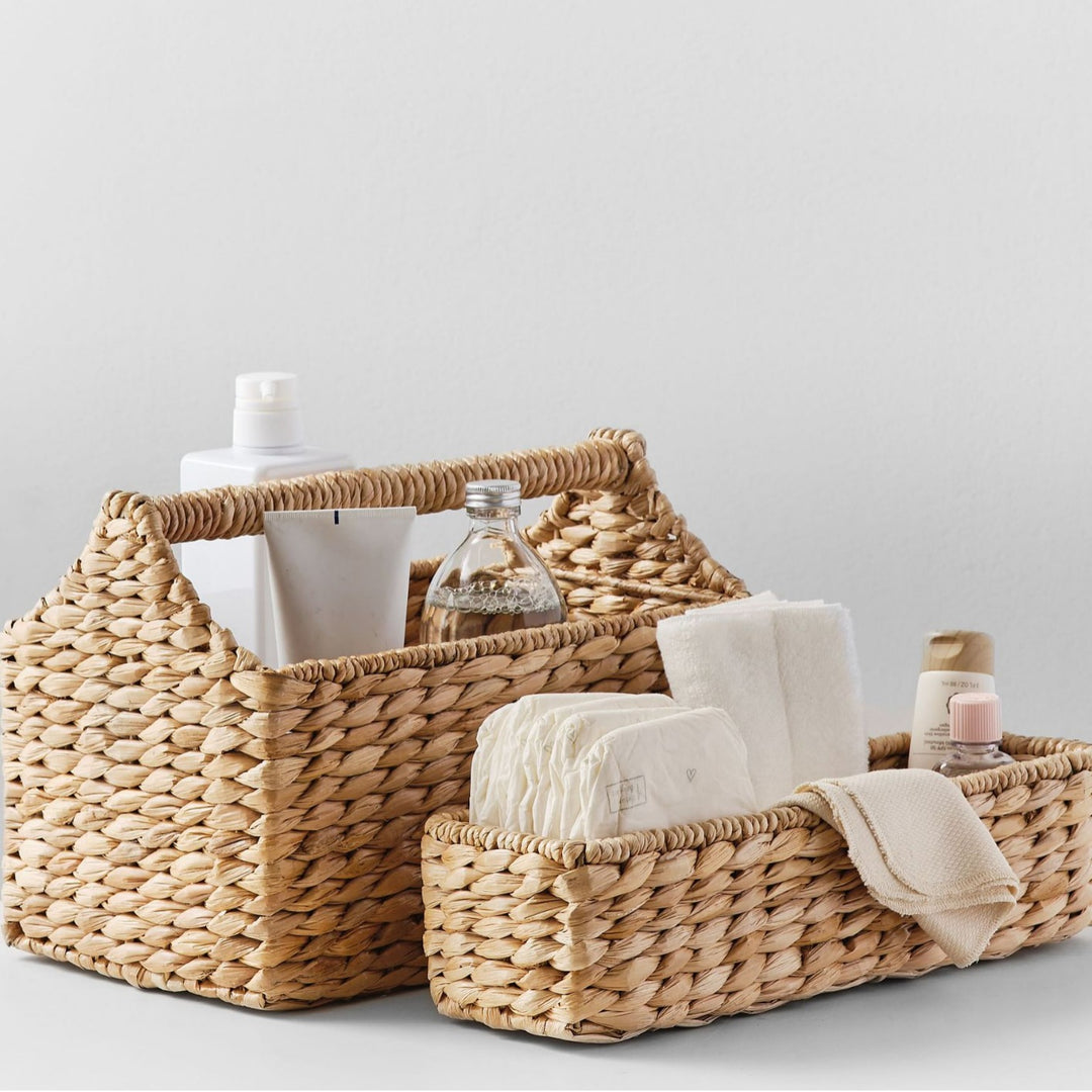 Practical storage basket with handle Stornfield