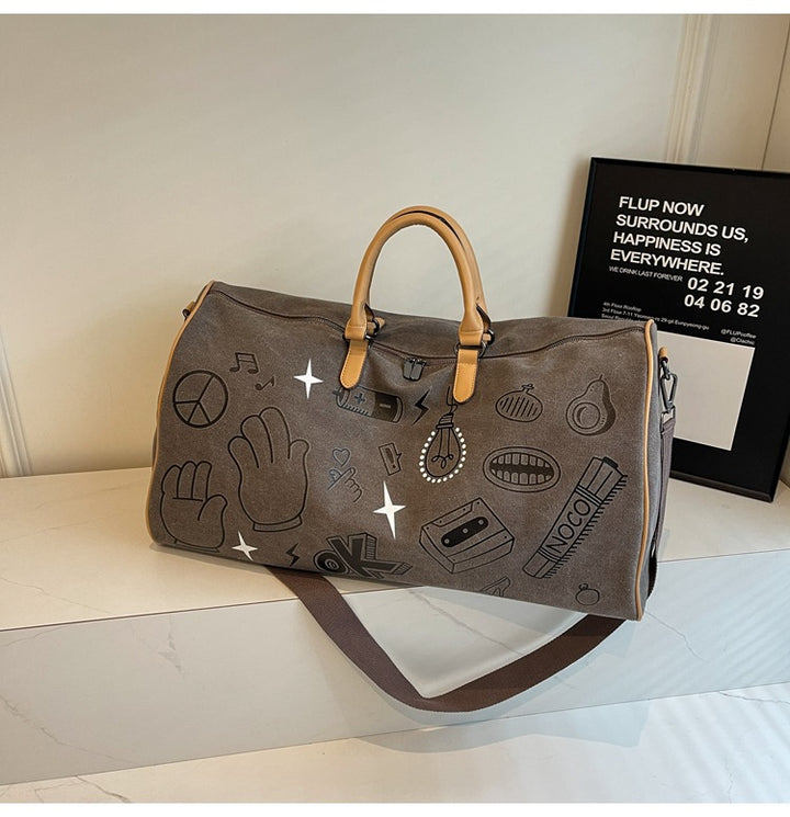 Fun Patterned Weekender Duffle Bag Stornfield