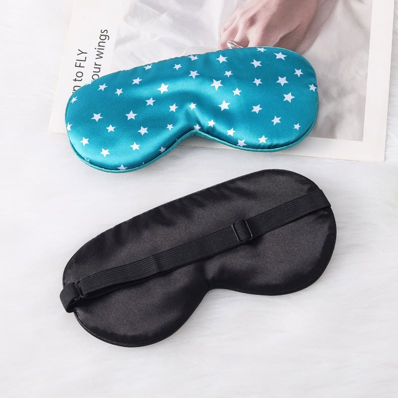 Women nan silky-soft contoured sleep mask with comfort padding and star pattern Stornfield