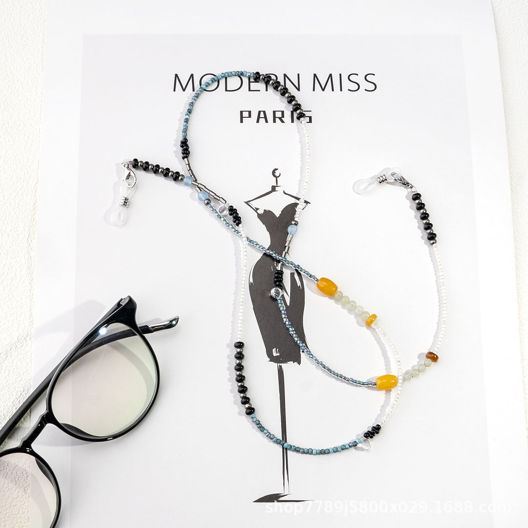 Handcrafted Beaded Eyewear Retainer Chain Stornfield