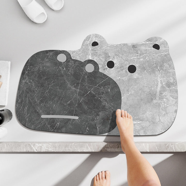 Adorable Frog-Shaped Bath Mat