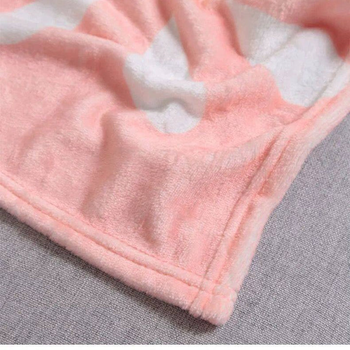Playful Watermelon-Themed Fleece Blanket