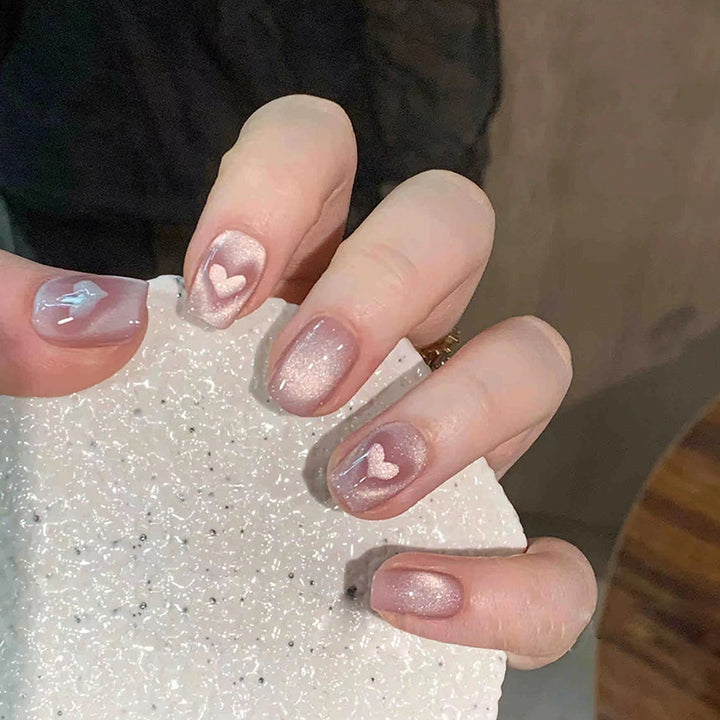 Heart-Embellished Gradient Nail Art Kit Stornfield