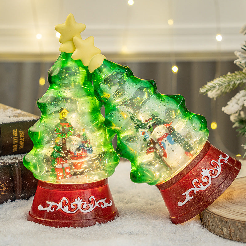 Illuminated Christmas Tree Figurine