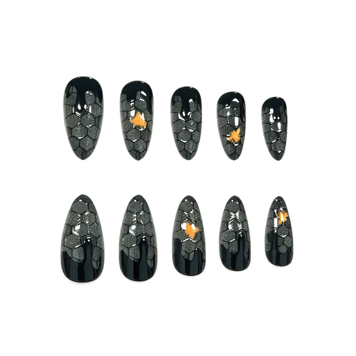 Artistic Honeycomb Nail Enhancements Stornfield