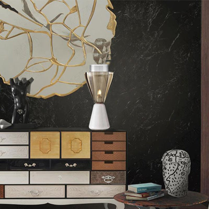 Contemporary Transparent Table Lamp