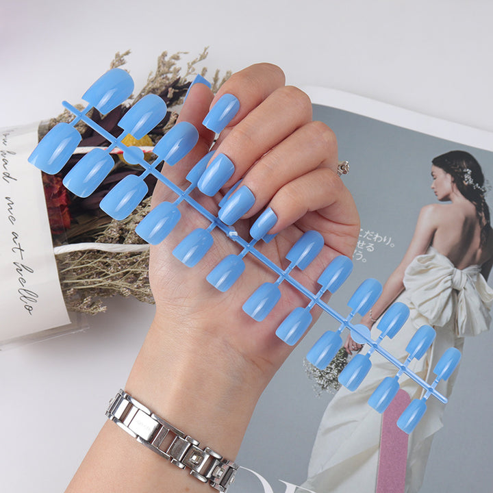 Natural Glossy Press-On Nail Tips Stornfield