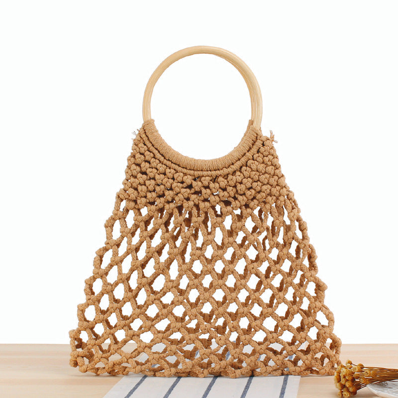 Handbag with Artistic Net Design Stornfield