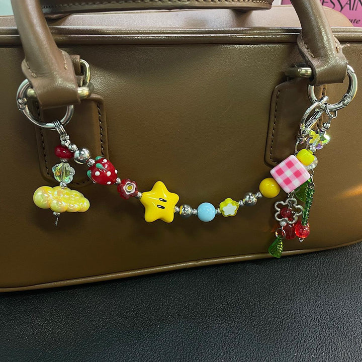 Playful Beaded Charm Keychain Stornfield 1790134650