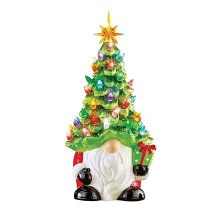 Santa Claus decoration figure with Christmas tree Stornfield