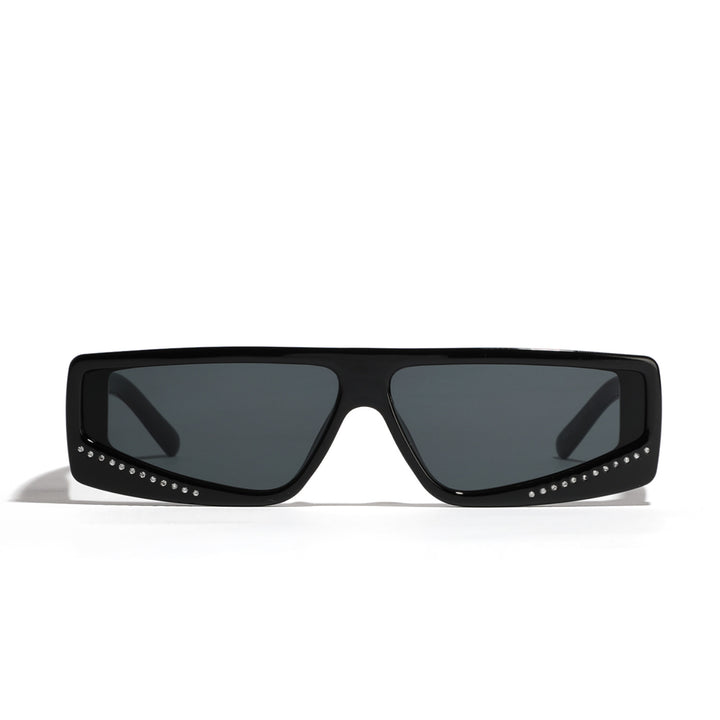 Women's oversized sunglasses with futuristic shape and stylish embellishments Stornfield