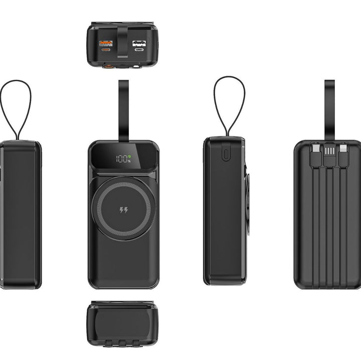 Portable Wireless Powerbank with Intelligent Charging Management and Digital Display Stornfield