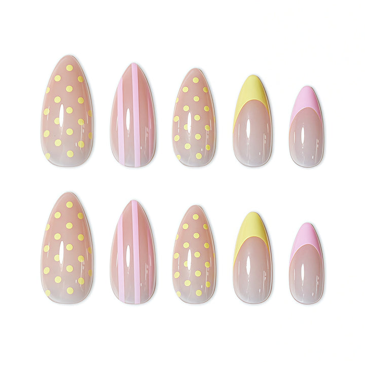 Glossy Press-On Nail Set Stornfield