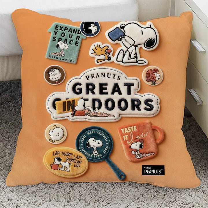Plush Cartoon Decorative Throw Pillow