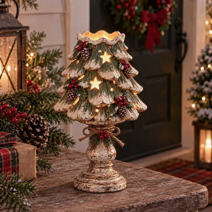Decorative Santa Claus Candle Holder Stornfield