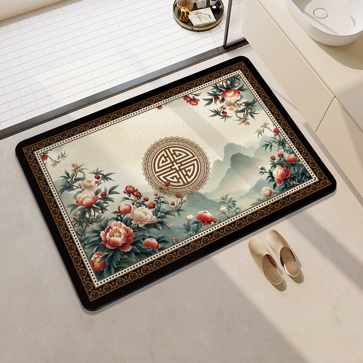 Playful Fruit-Themed Bath Mat Stornfield